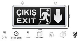 Exıt Çıkış Levhası Exıt Çıkış Levhası