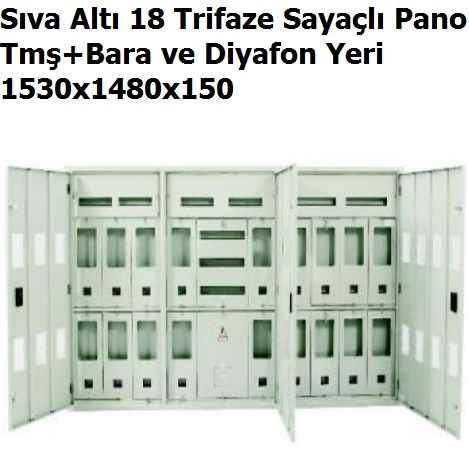 S�va Alt� 18 Trifaze Saya�l� Pano