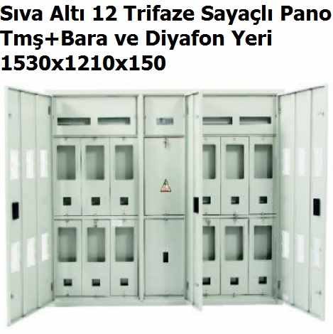 S�va Alt� 12 Trifaze Saya�l� Pano