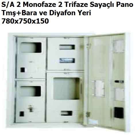 S�va Alt� 2 Monofaze 2 Trifaze Saya�l� Pano
