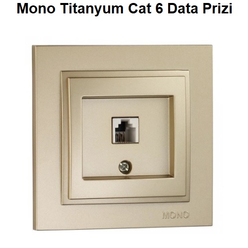 Mono Titanyum Cat 6 Data Prizi
