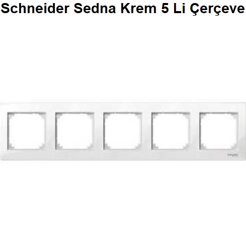 Schneider Sedna Krem 5 Li ereve