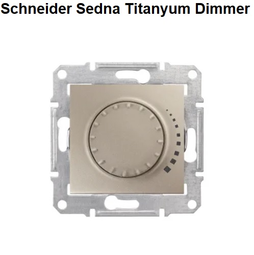 Schneider Sedna Titanyum Dimmer
