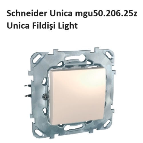 Schneider Unica mgu50.206.25z Fildii Light Anahtar
