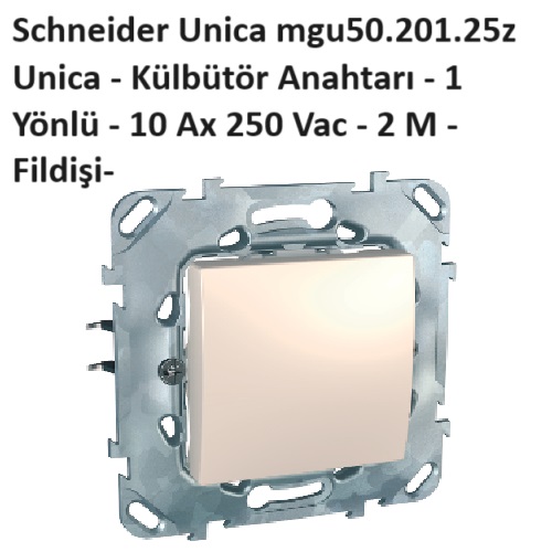 Schneider Unica mgu50.201.25z Fildii Anahtar