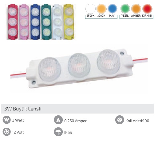 3w Byk Lensli Modl Led