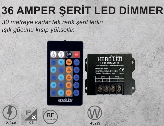 36 Amper erit Led Dimmer