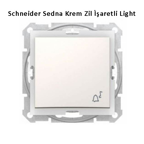 Schneider Sedna Krem Zil aretli Light