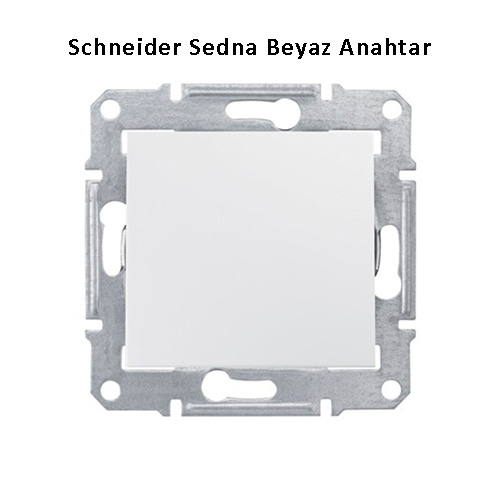 Schneider Sedna Beyaz Anahtar