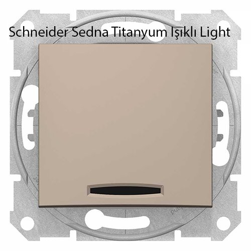 Schneider Sedna Titanyum Ikl Light