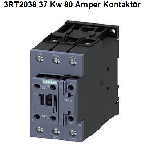 3RT2038 37 Kw 80 Amper Kontaktr